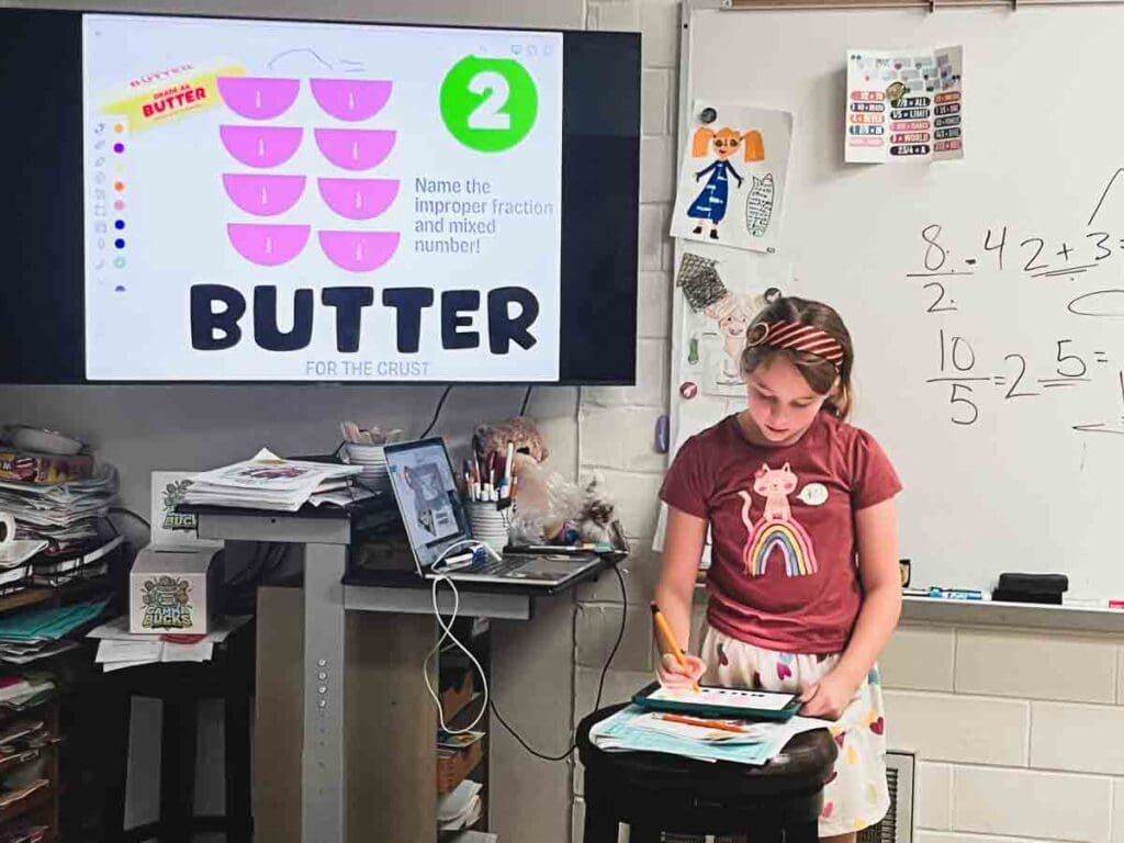 Why AHB Balance Elementary student learns about fractions at STEM school in Austin.